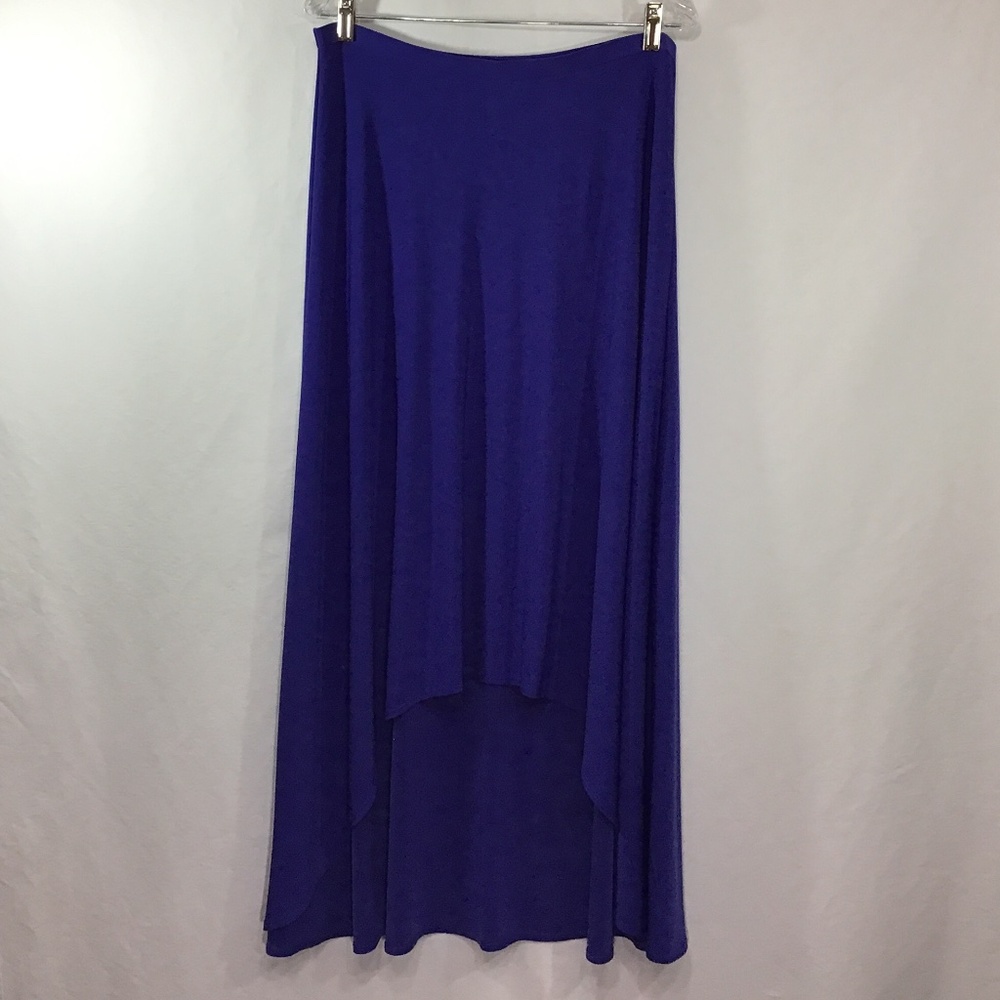 Chico’s Royal Blue High-Low Hemline Skirt